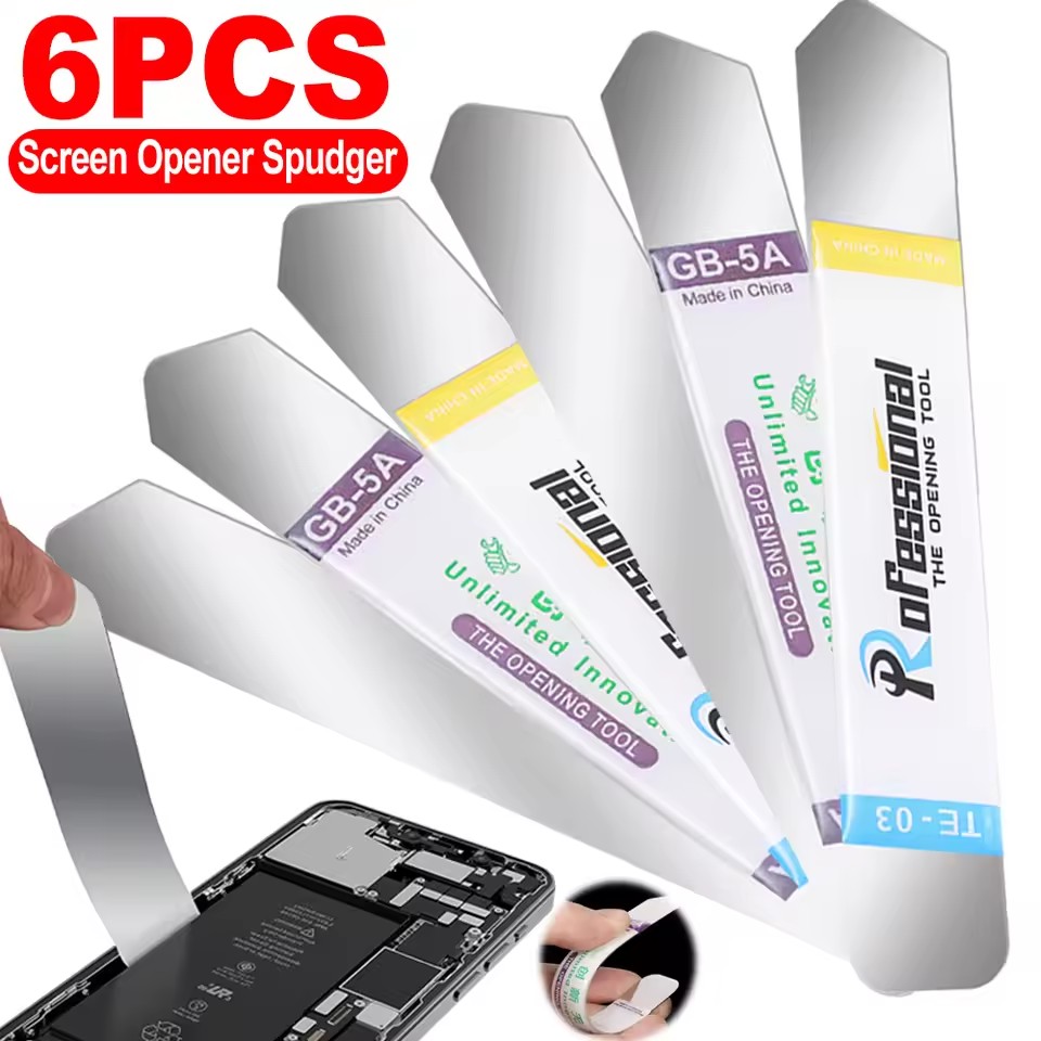 6/1Pcs Stainless Steel Blade S - Phone Opening Tool ulasan dan harga