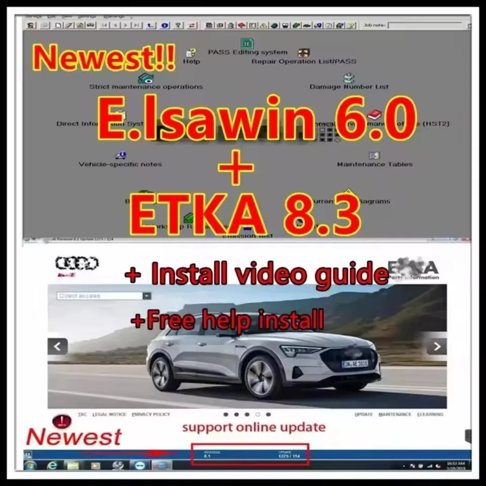 2025 elsawin 6.0 with etka 8.3 - Electronics Repair Parts ulasan dan harga