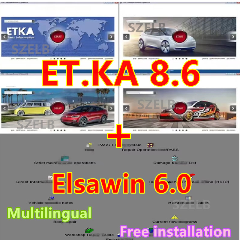 Newest ET KA 8.6+Elsawin 6.0Fo - Electronics Repair Parts ulasan dan harga
